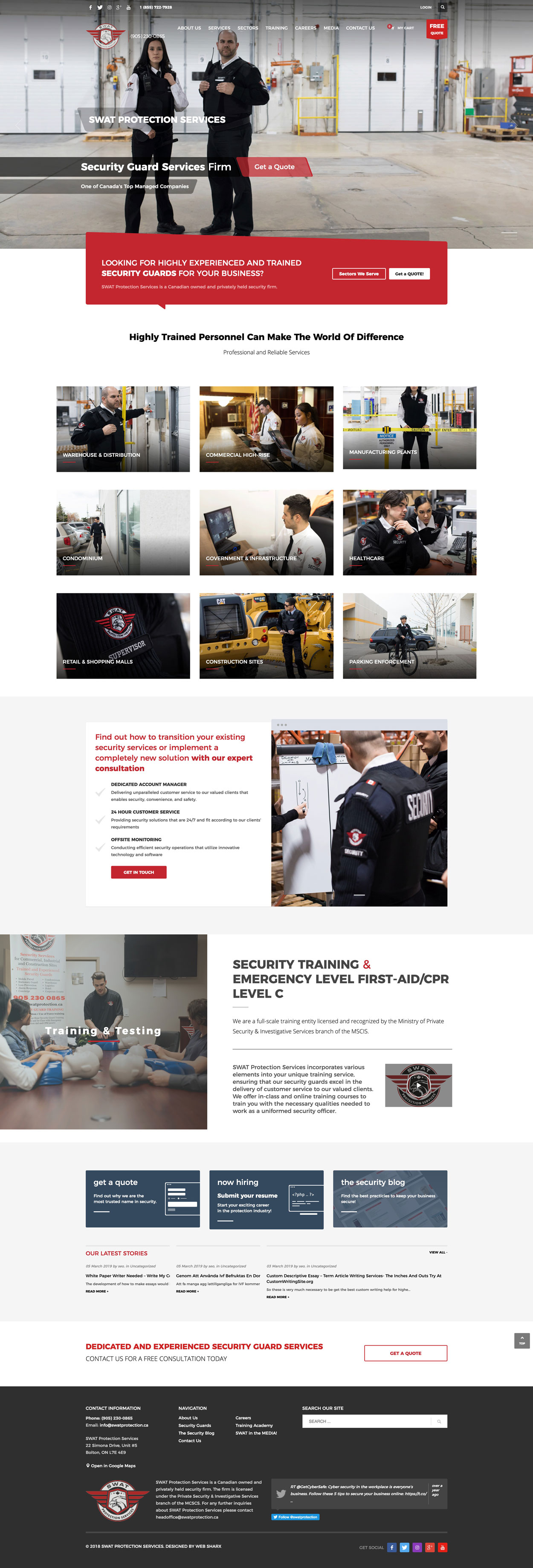 security-company-web-design