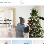 Canadian Personalized Ornaments website development by Web Sharx in Toronto