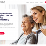 Care A Lot Respite Services website design by Web Sharx in Toronto