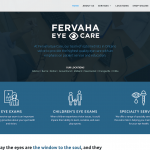 Fervaha Eye Care website design by Web Sharx in Toronto
