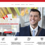 GP Immigration website design by Web Sharx in Toronto