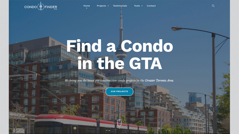 Condo Finder GTA - Homepage #1