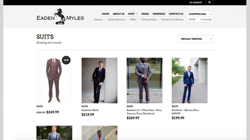 Eaden Myles - Shop Page