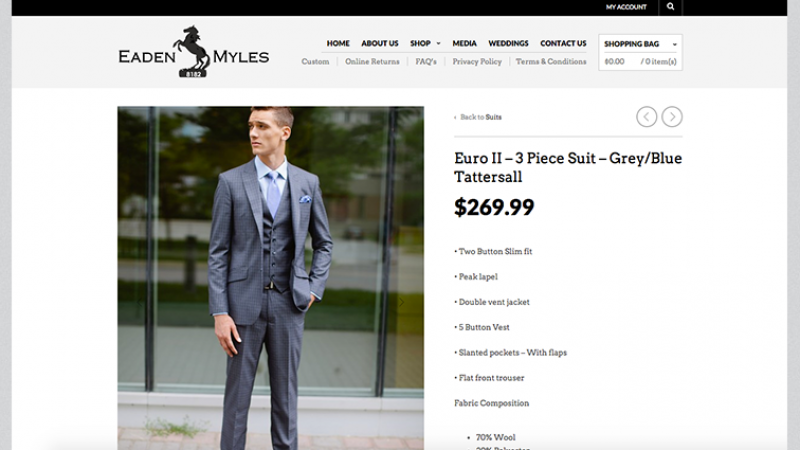 Eaden Myles - Product Page