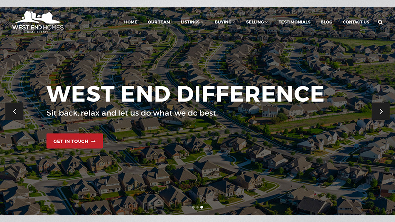 West End Homes - Homepage #2